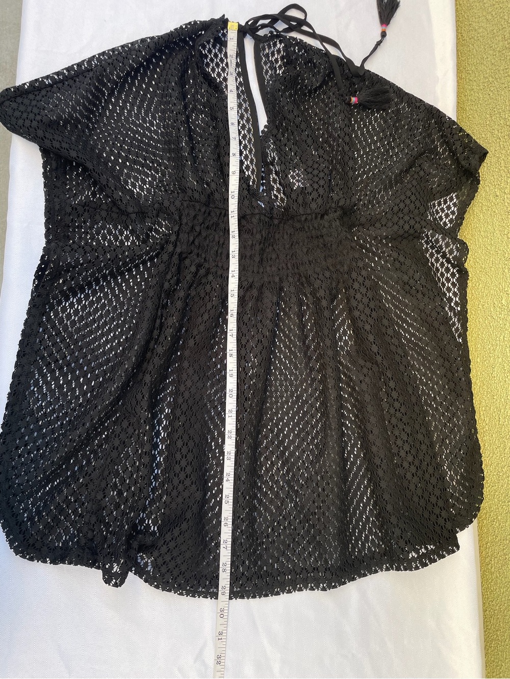 Black lace cover up Size S